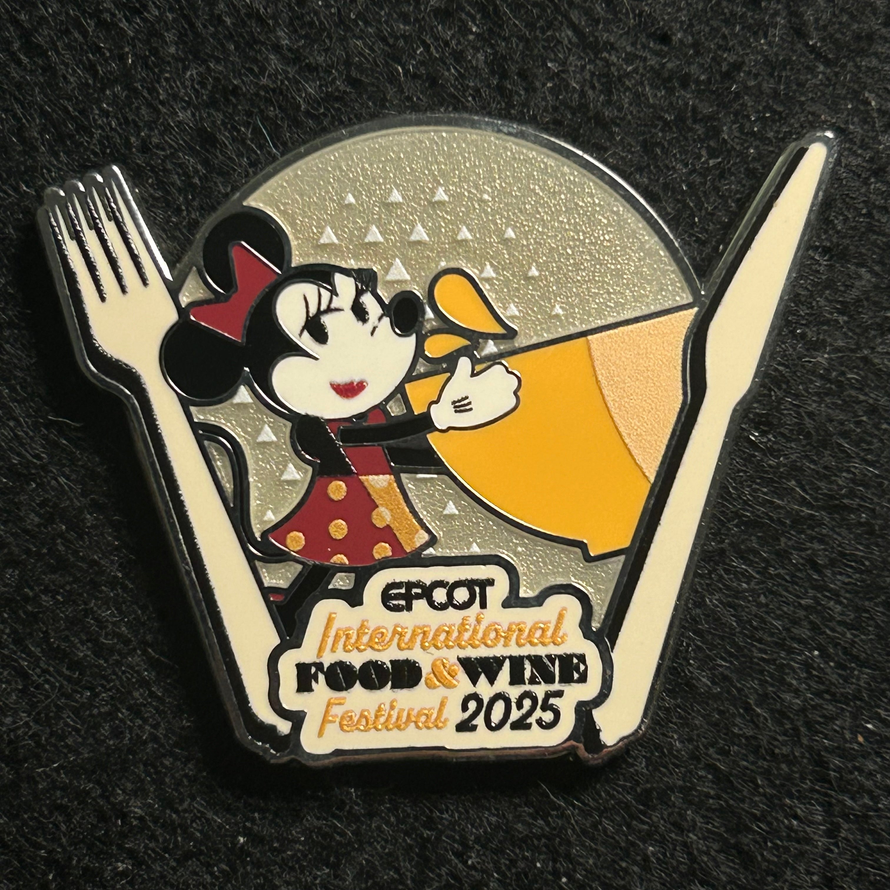 2025 - Minnie Mouse - LR - EPCOT International Food and Wine Festival - Disney Pin