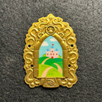 2024 - Build A Pin - Sleeping Beauty - Castle Scene - Frame Backer - Disney Pin
