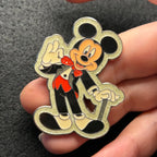 Mickey Mouse - Tuxedo and Glitter Background - DLR - Disney Pin