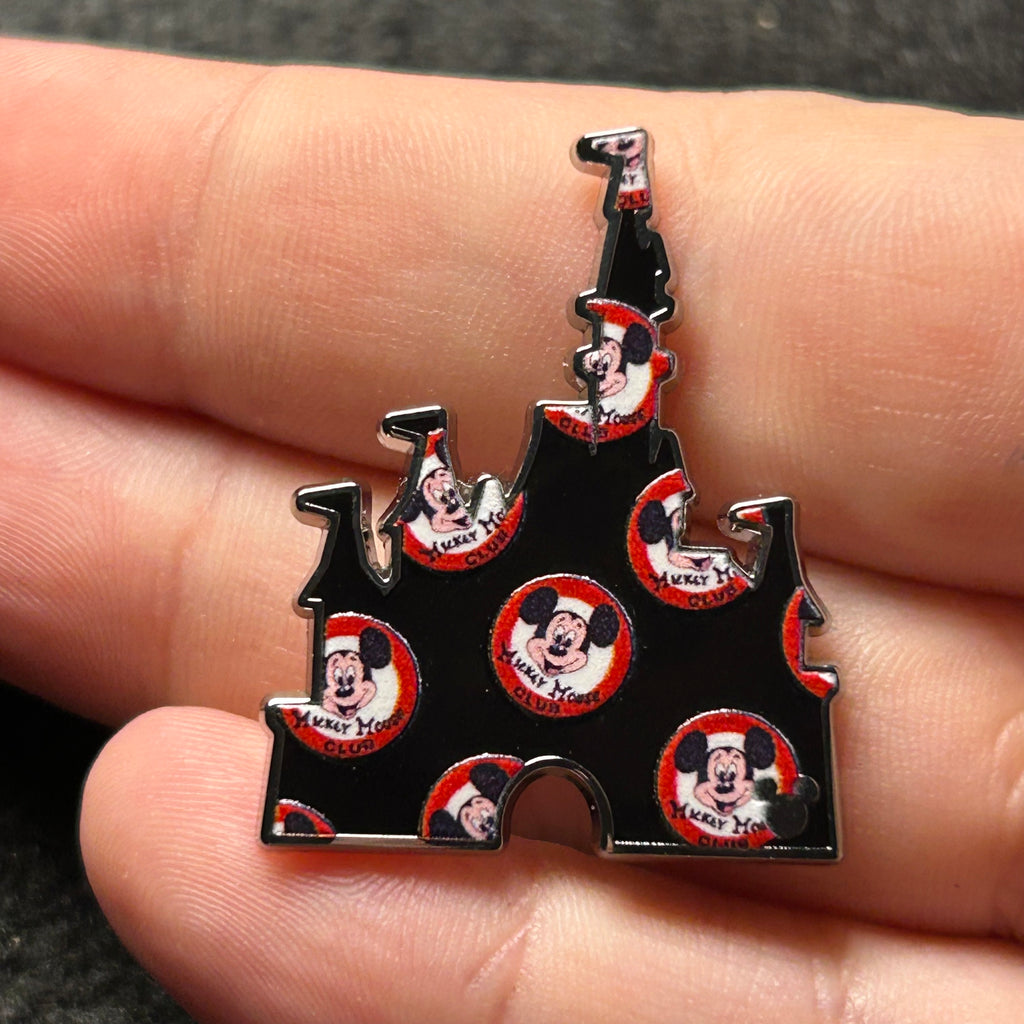 2025 - Mickey Mouse Club Castle - WAVE B - Hidden Mickey - Disney Pin