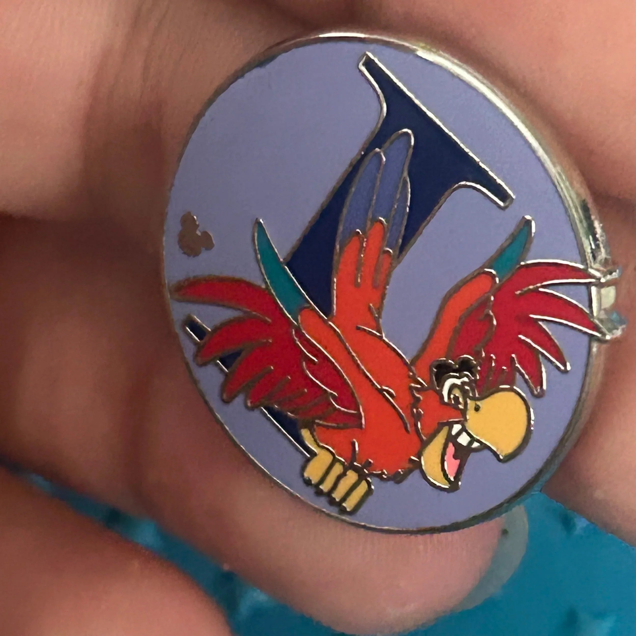 2009 - Iago - Aladdin - Hidden Mickey - Letter I - Disney Pin
