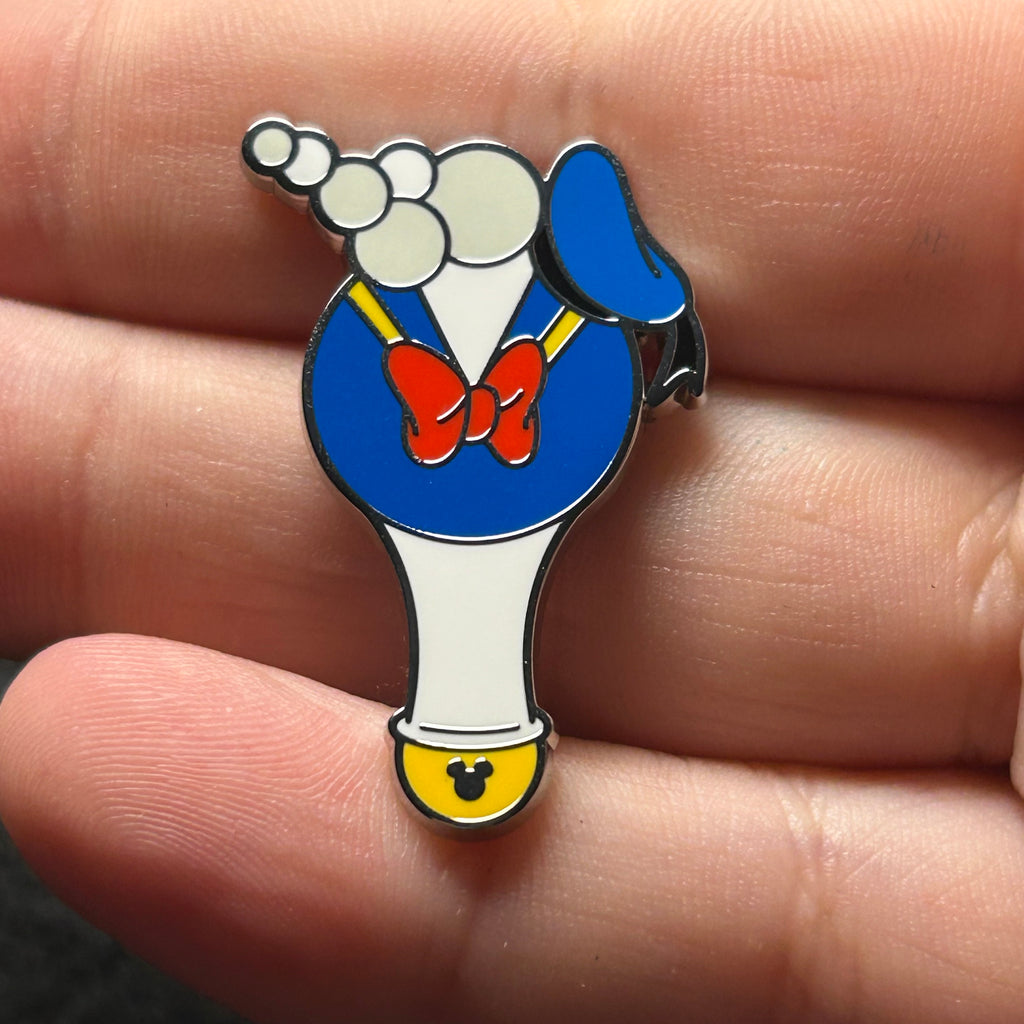 2025 - Donald Duck Bubble Wand - WAVE B - Hidden Mickey - Disney Pin
