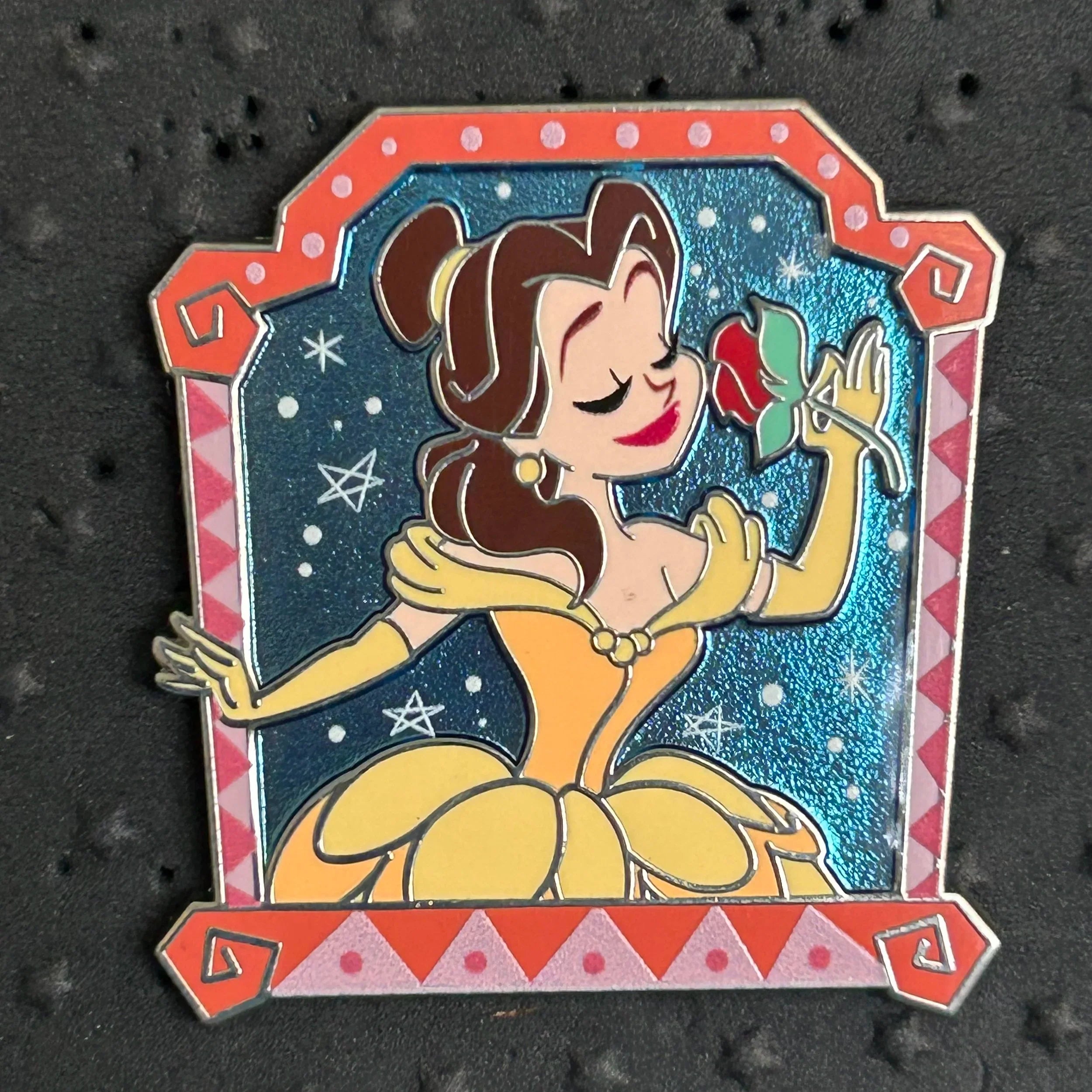 2024 - Belle - Beauty and the Beast - Red Rose - Disney Pin