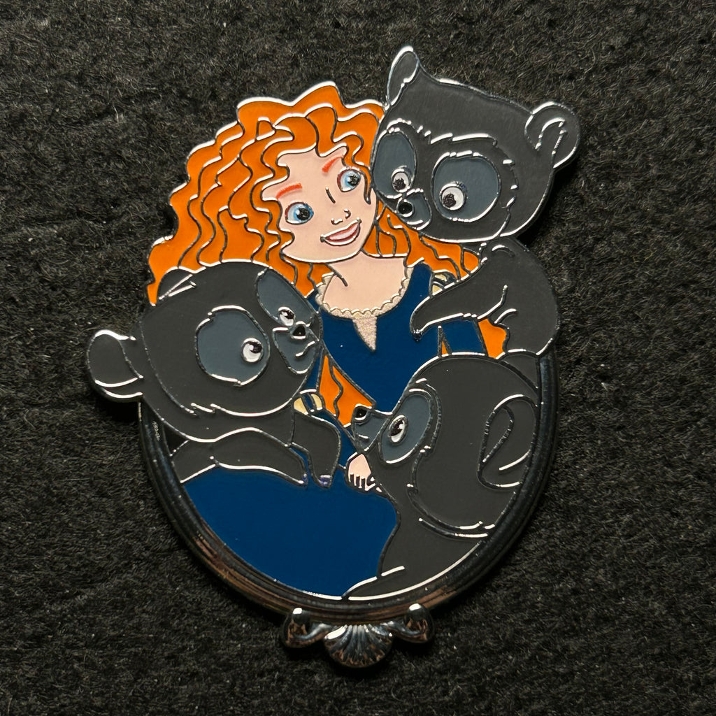 2025 - Merida with Brothers as Bears - Brave - Disney Pin