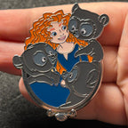 2025 - Merida with Brothers as Bears - Brave - Disney Pin