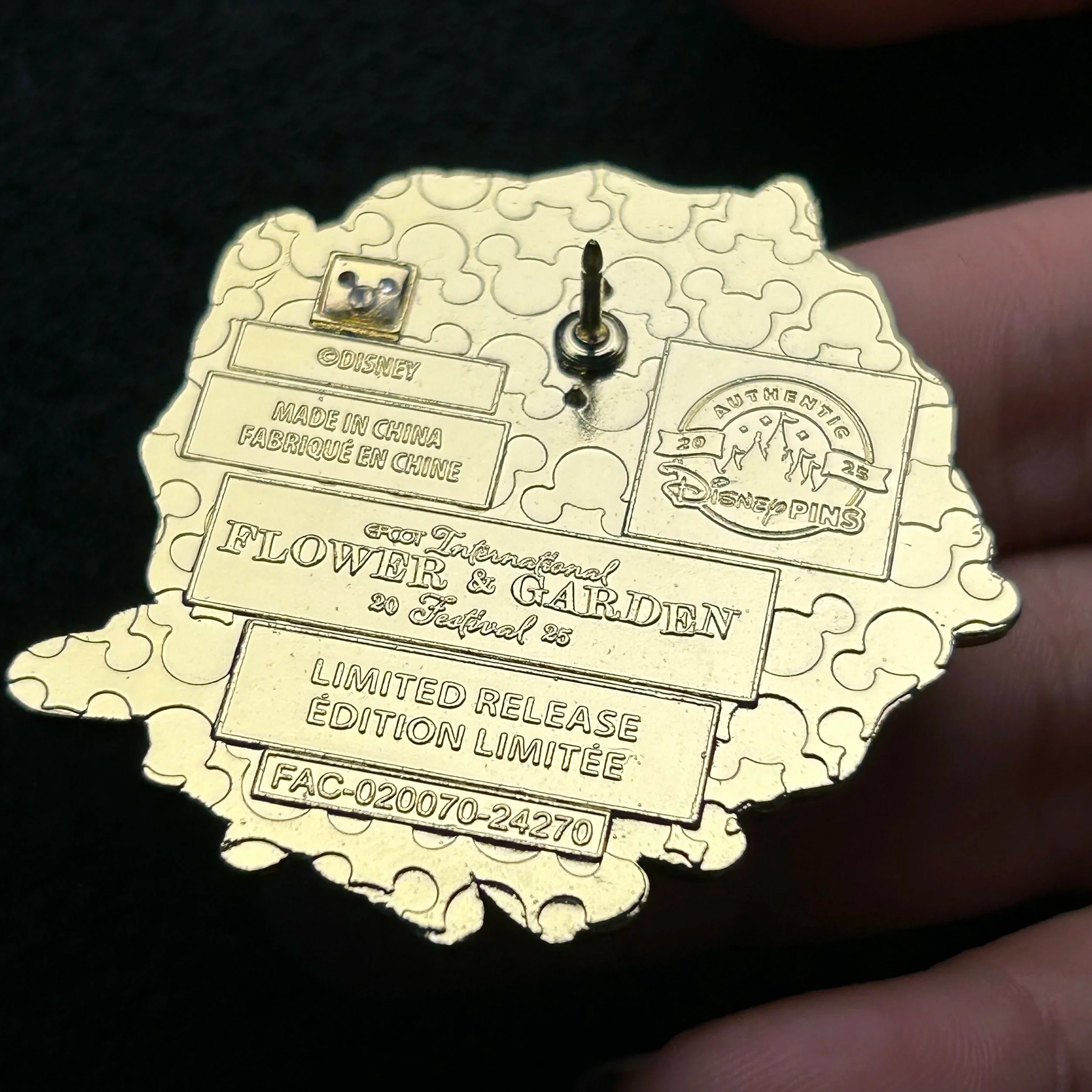 2025 - Spike the Bee - Flower and Garden - EPCOT - LR - Disney Pin