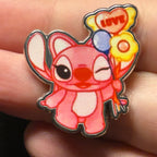 Angel -  Aimants - Lilo and Stitch - Holding Love Balloon - Disney Pin