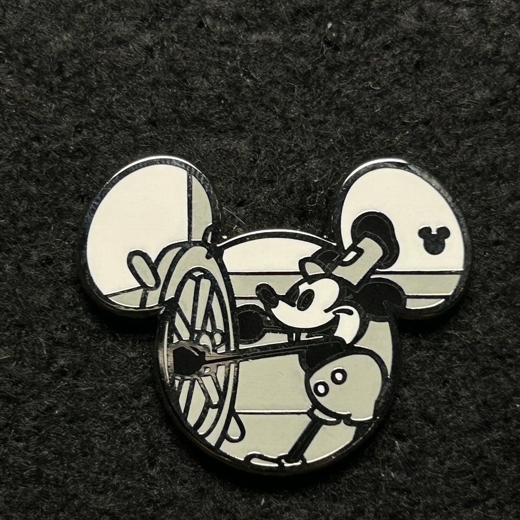 2019 - Steamboat Willie - Hidden Mickey - Shorts Series - Disney Pin