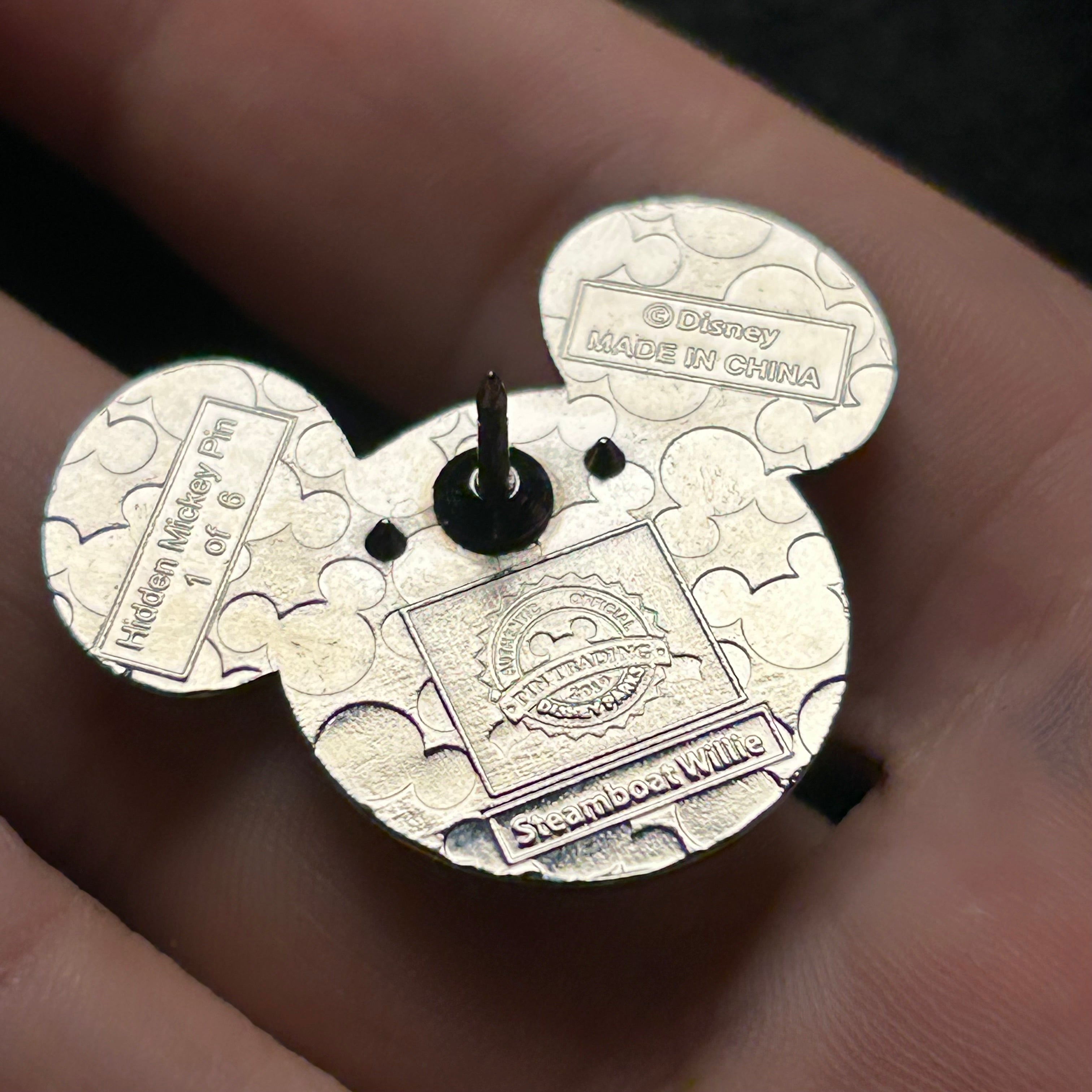 2019 - Steamboat Willie - Hidden Mickey - Shorts Series - Disney Pin