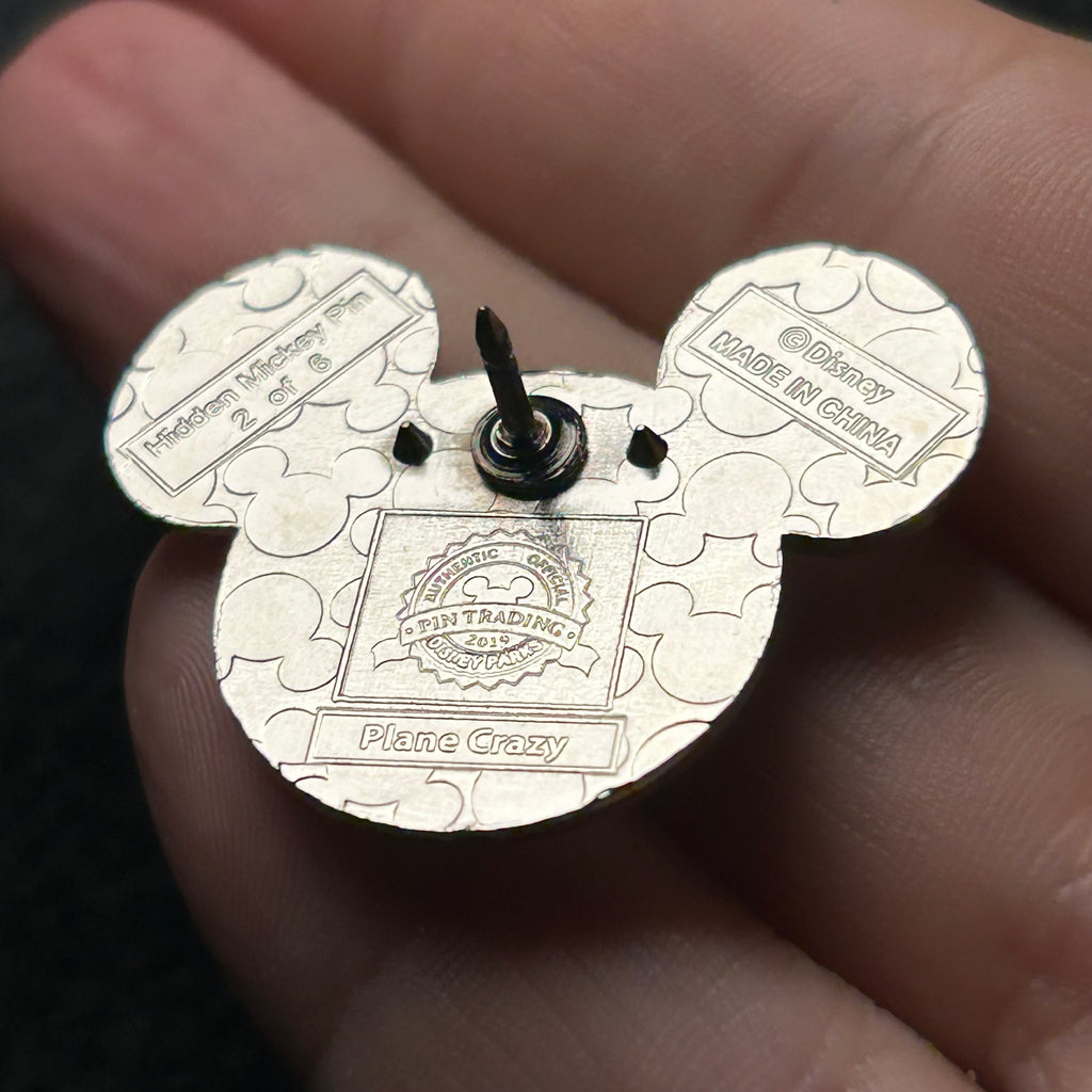 2019 - Mickey and Minnie  - Plane Crazy - Hidden Mickey - Shorts Series - Disney Pin