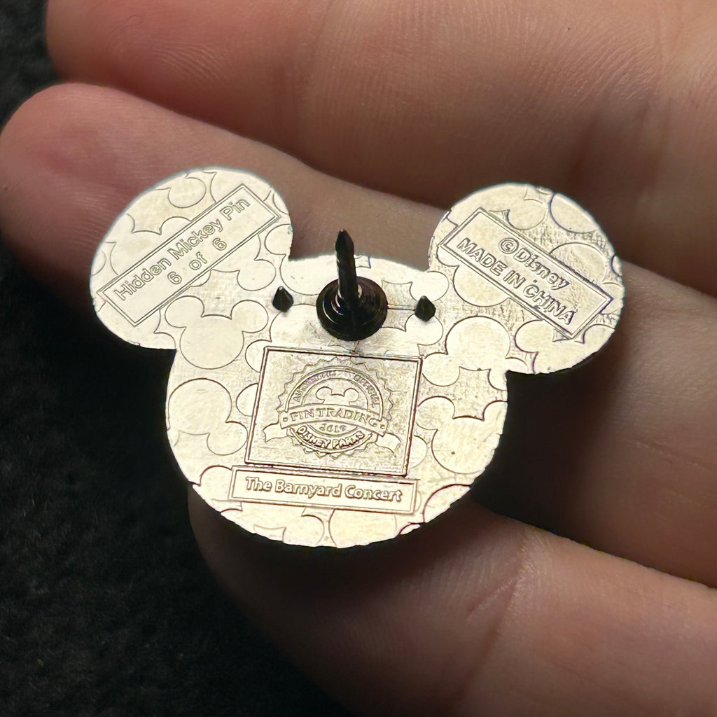 2019 - Mickey Mouse - Barnyard Concert - Hidden Mickey - Shorts Series - Disney Pin