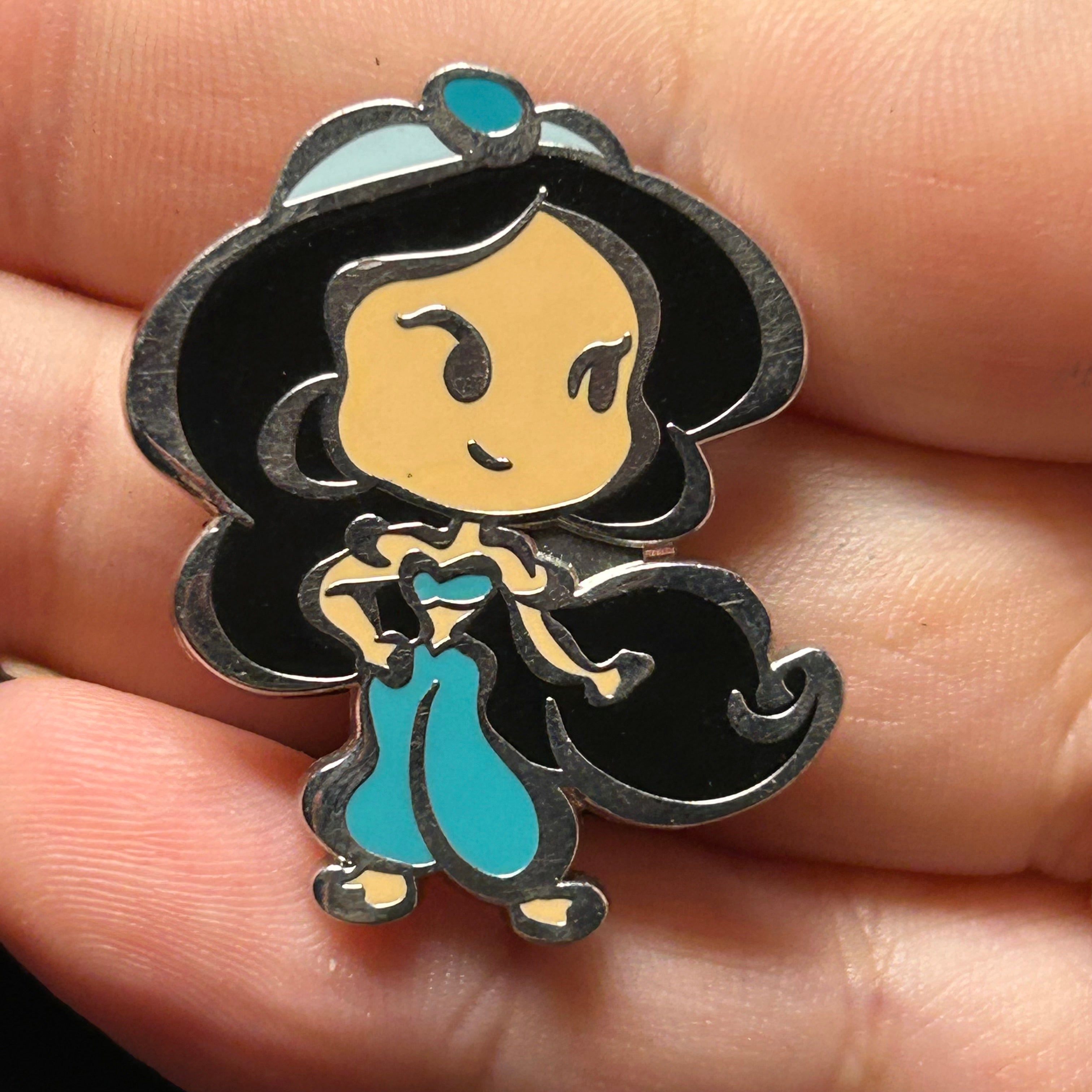 2017 - Full Body Jasmine - Aladdin - Cute Stylized Princesses Booster - Disney Pin
