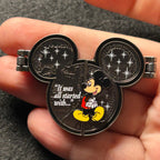 2009 - It Was All Started With... - Mickey Mouse - Hinge - Disney Pin