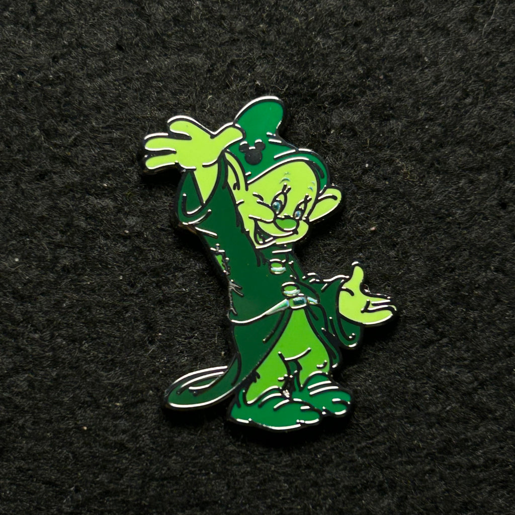 2025 - Dopey Full Body - WAVE B - Green Series - Hidden Mickey - Disney Pin