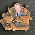 2024 - Walt and Mickey Mouse - Kind of Fun To Do the Impossible- Pin
