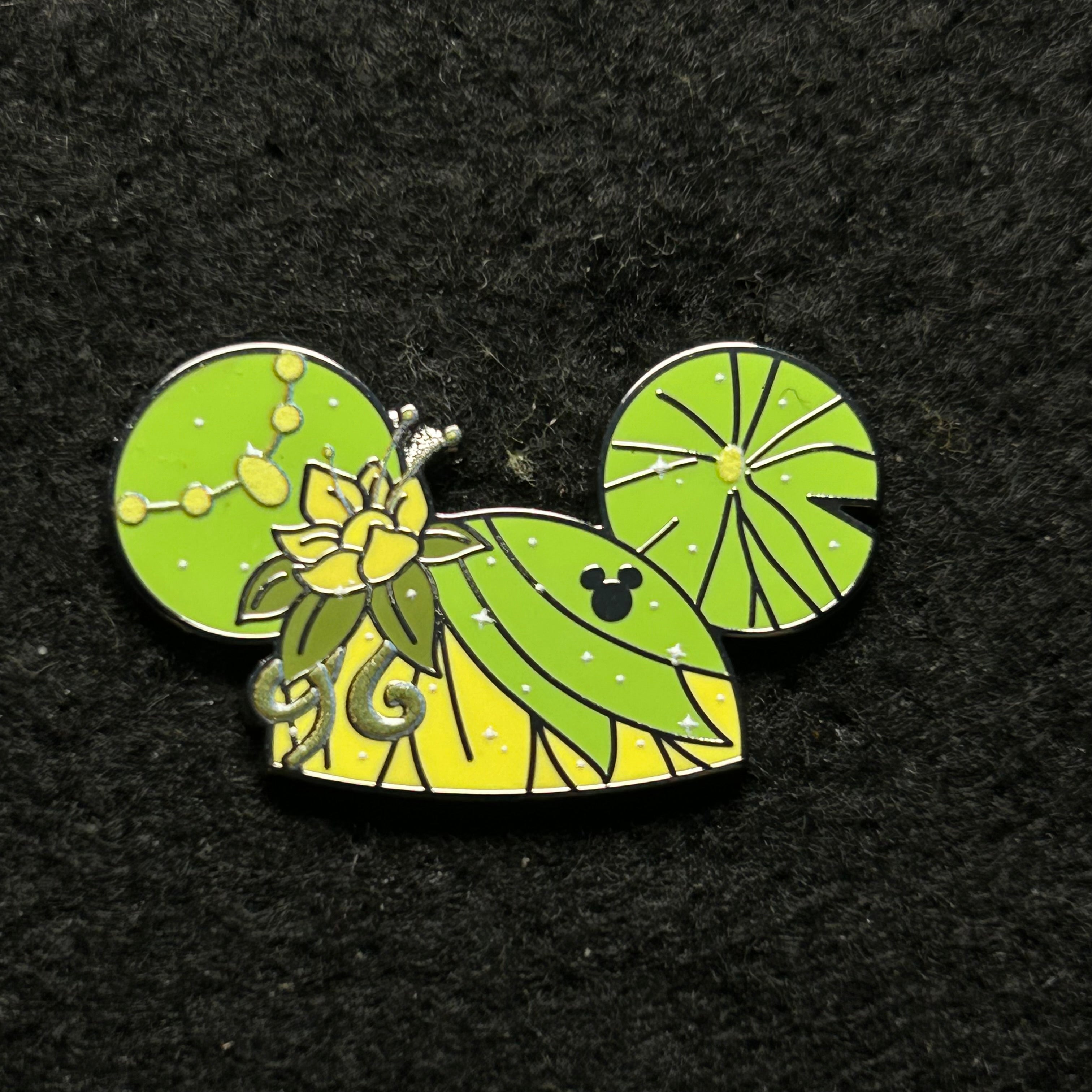 2025 - Tiana Mickey Hat - Princess and the Frog - WAVE B - Hidden Mickey - Disney Pin