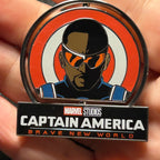 2025 - LR - Captain America Brave New World - Spinner - Marvel - Disney Pin