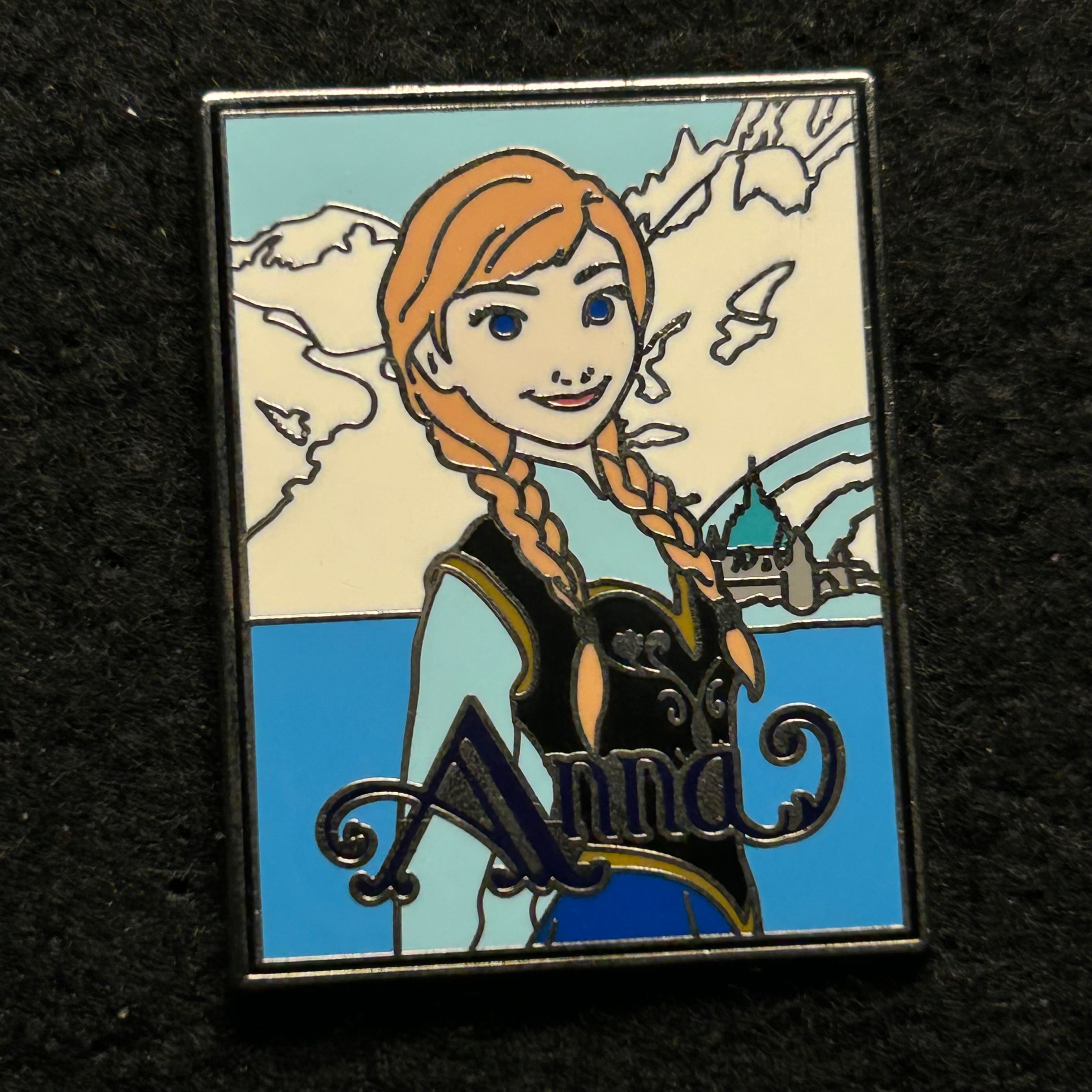 2014 - Anna Portrait - Frozen - Disney Pin