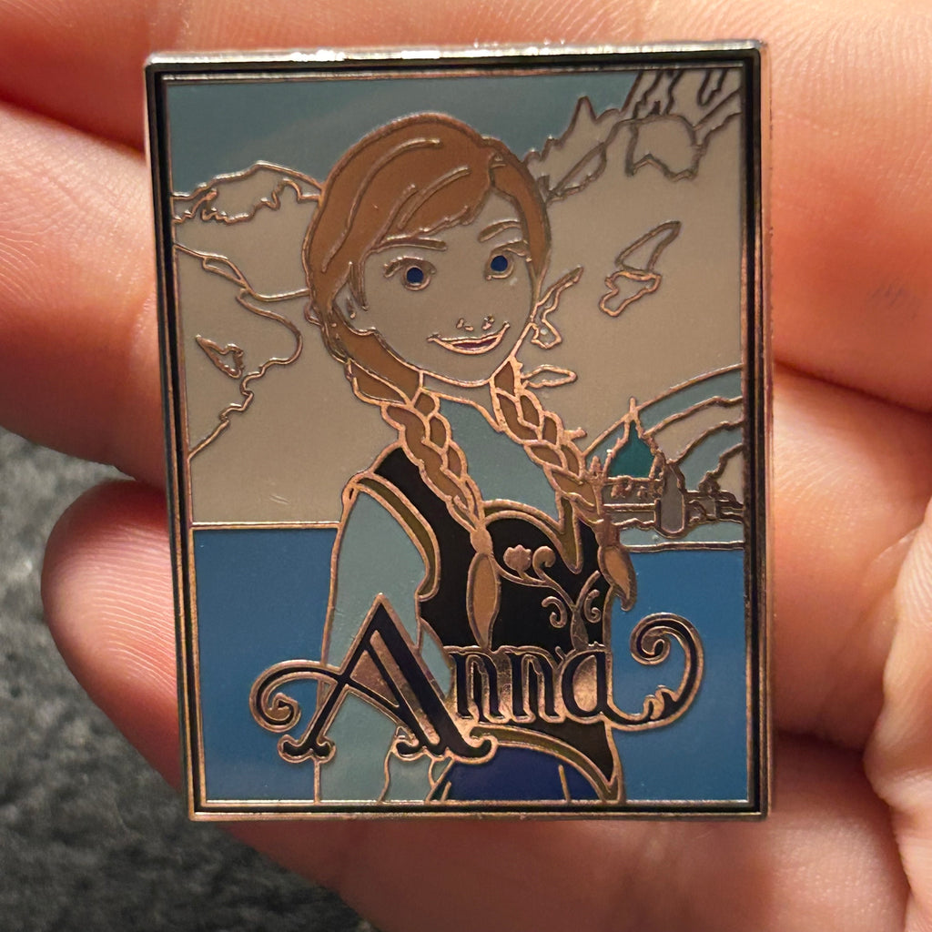 2014 - Anna Portrait - Frozen - Disney Pin
