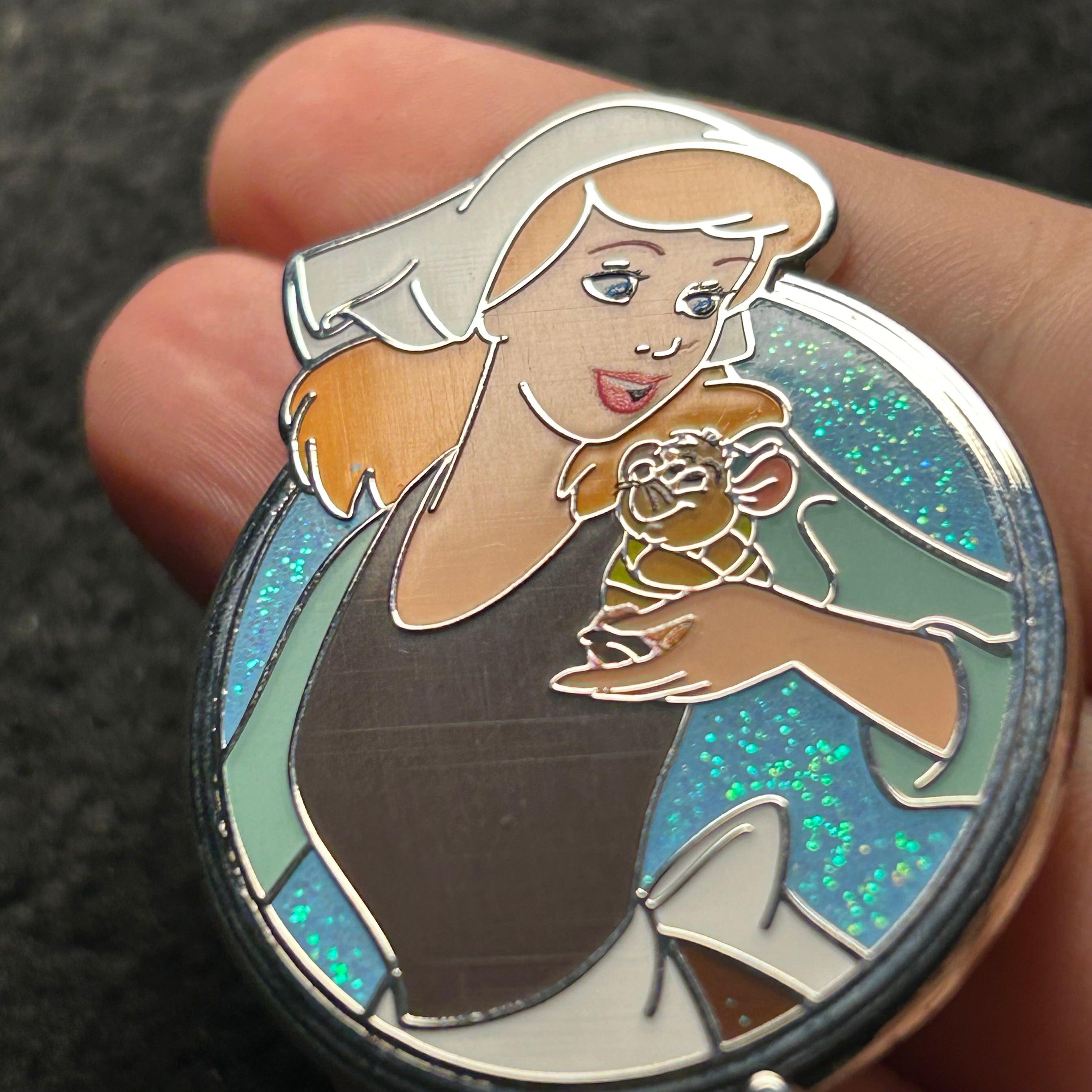2025 - Cinderella Holding Gus - Upper Body - Disney Pin