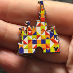 2025 - Geometric Castle - WAVE B - Hidden Mickey - Disney Pin