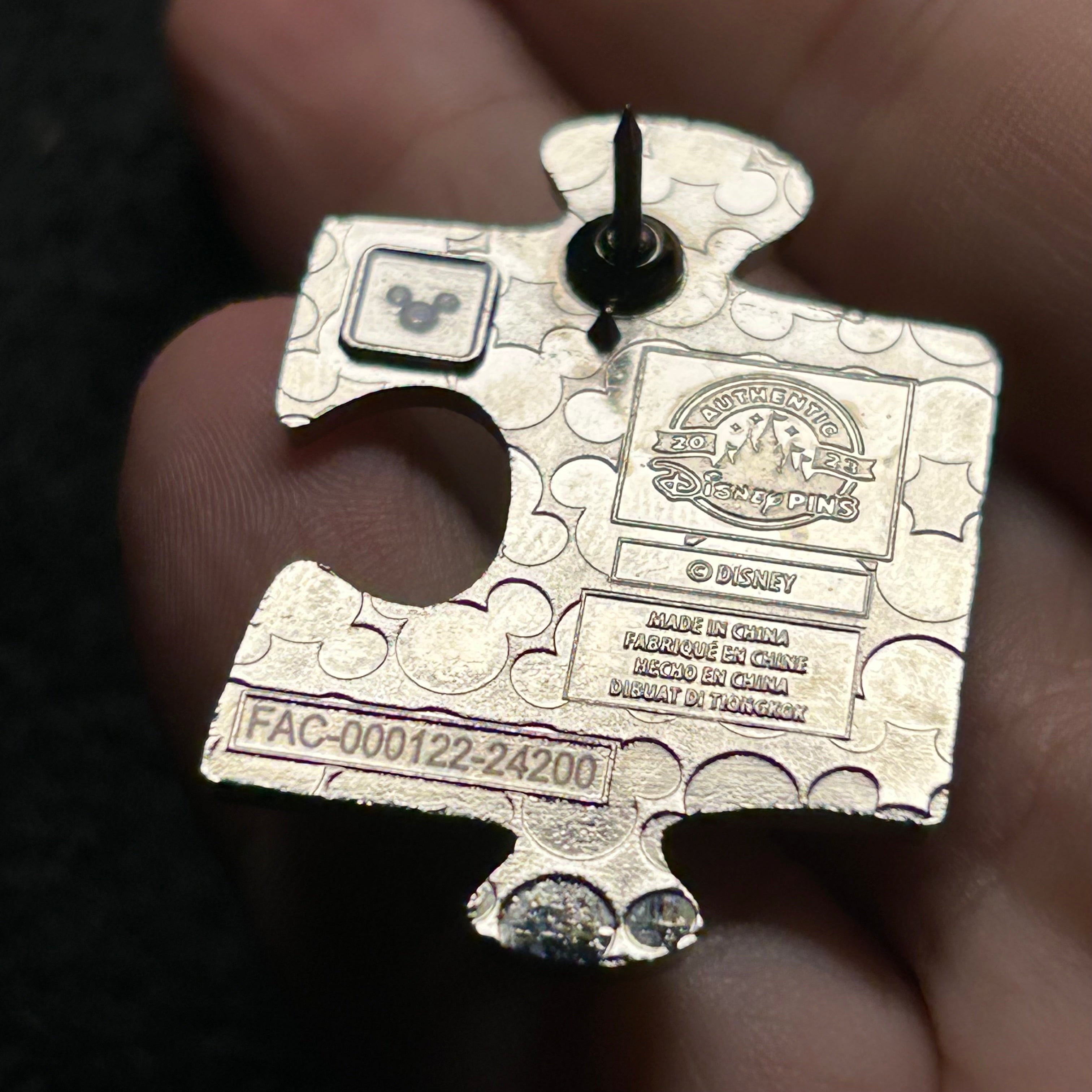 2023 - Animal Kingdom Puzzle Piece - EDGE - Green Line Pattern - Disney Pin