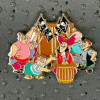 2022 - Captain Hook - Mr Smee - Jolly Roger Flags - Peter Pan - Disney Pin
