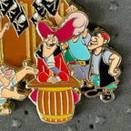 2022 - Captain Hook - Mr Smee - Jolly Roger Flags - Peter Pan - Disney Pin
