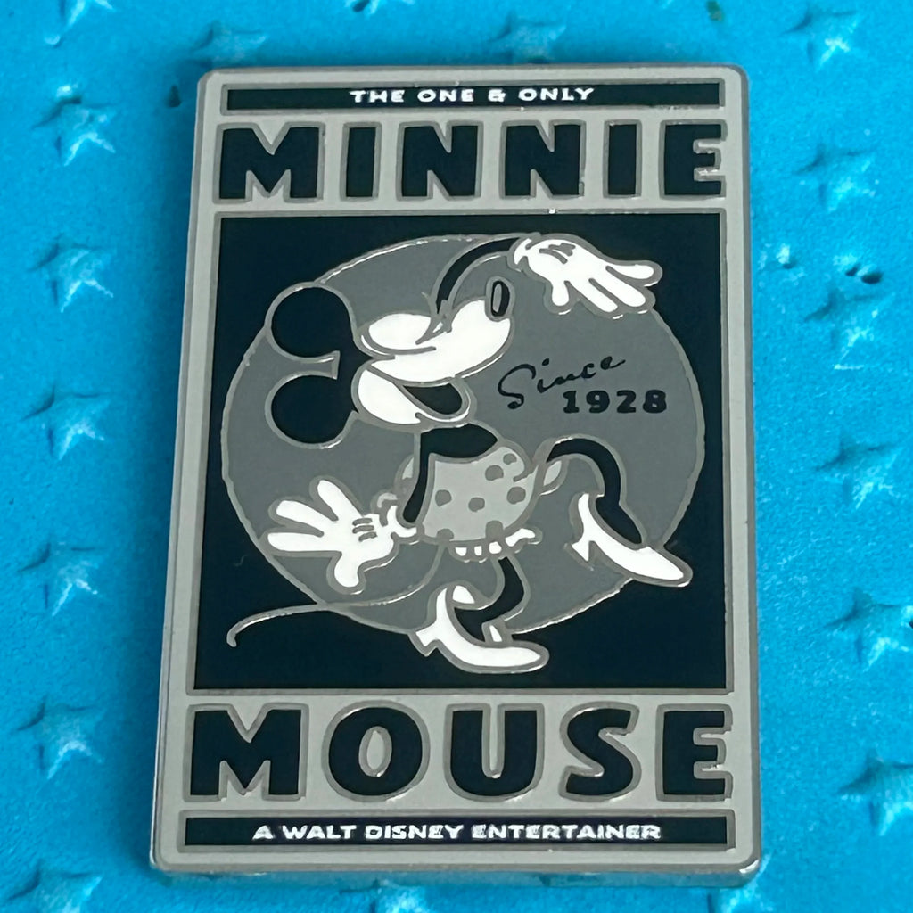 BoxLunch - Minnie Mouse - Black and White - Tonal Portrait - Disney 100 - Pin