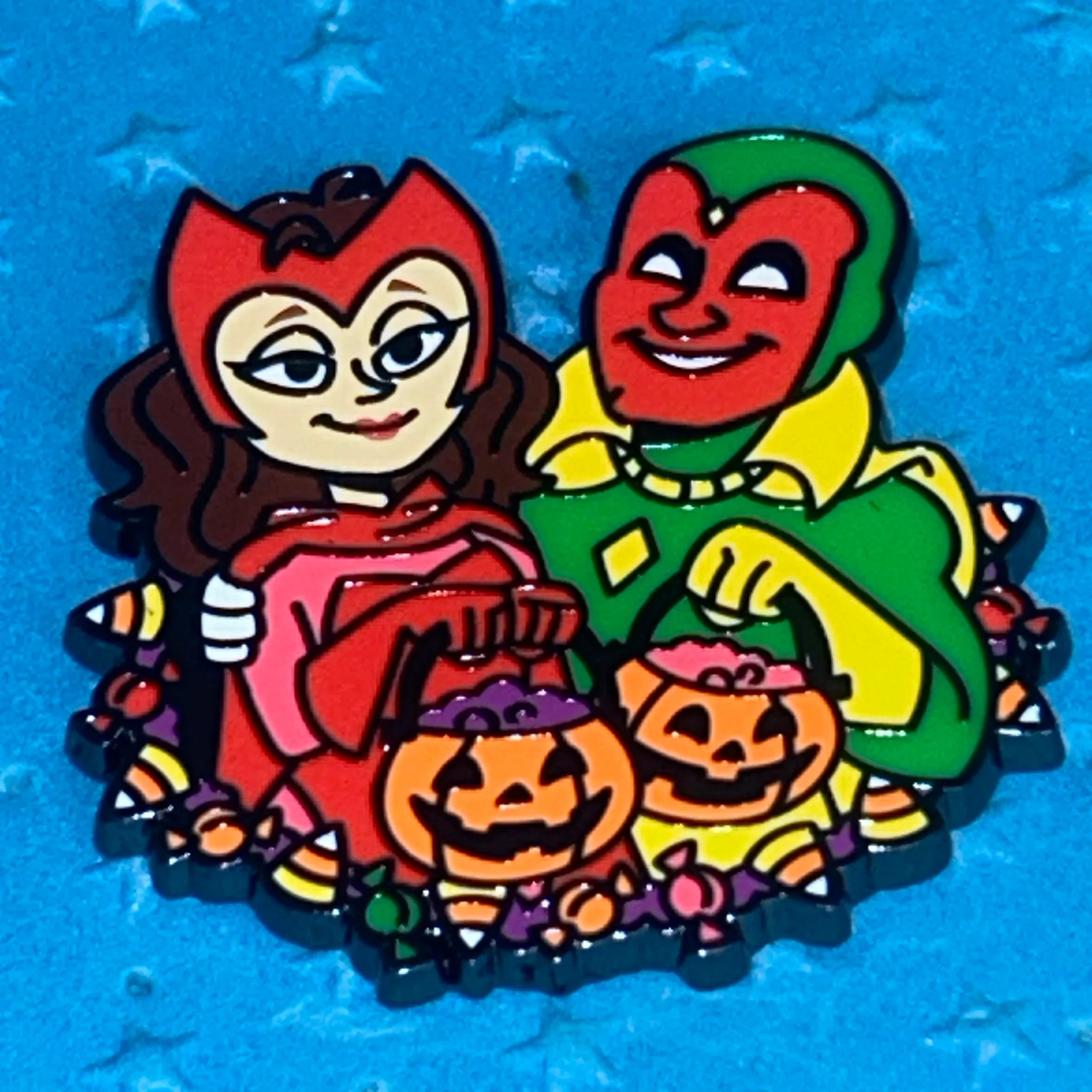 2024 - Wanda and Vision - Halloween - Marvel - Disney Pin