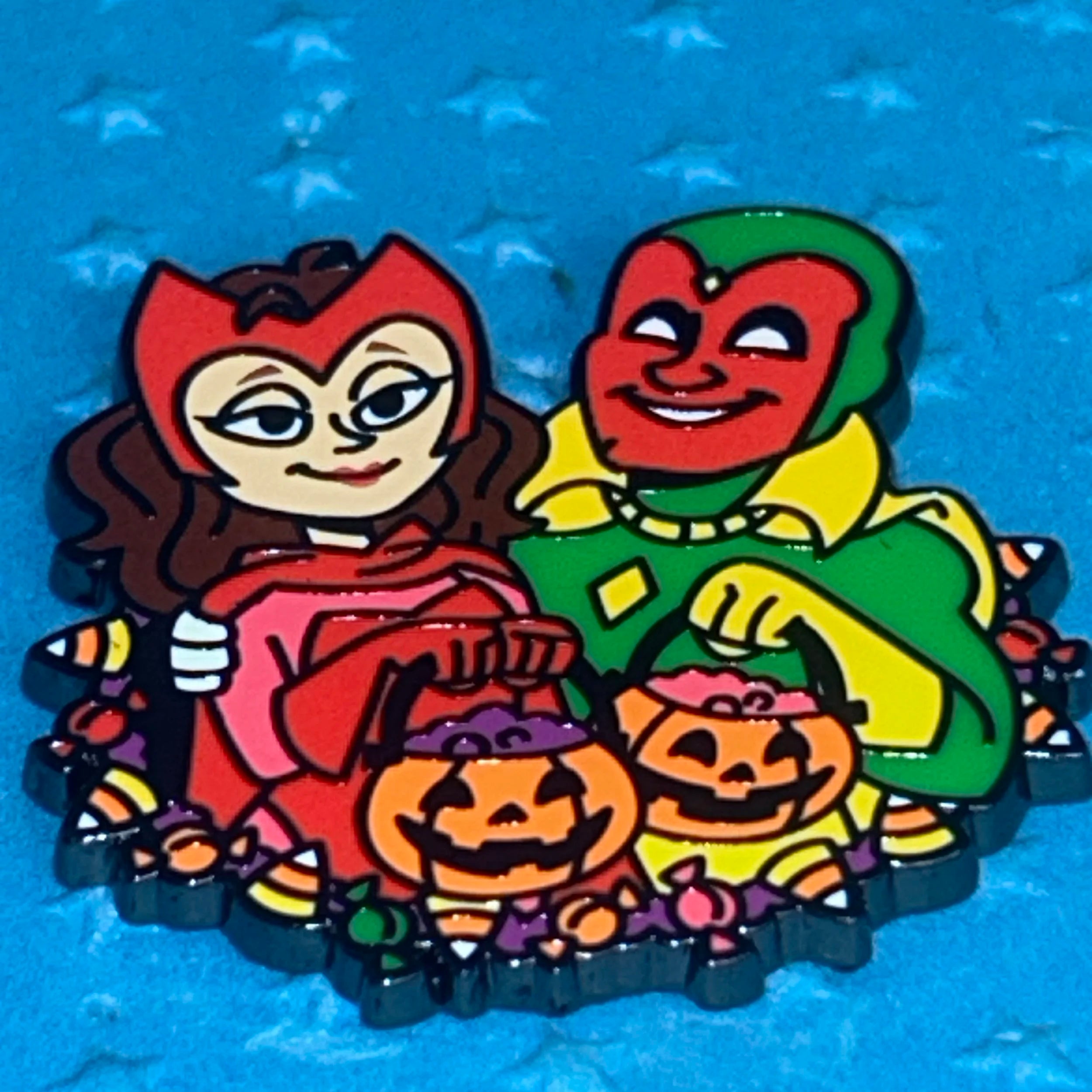 2024 - Wanda and Vision - Halloween - Marvel - Disney Pin