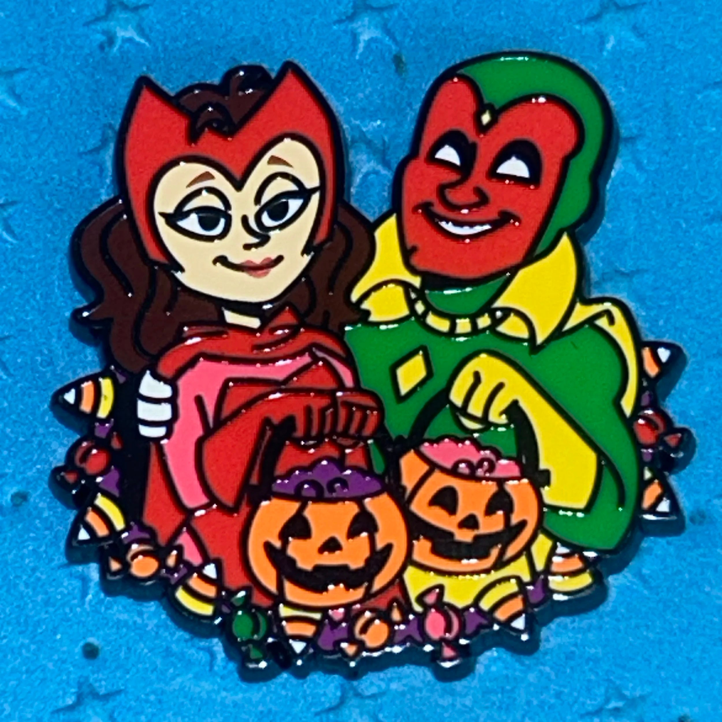 2024 - Wanda and Vision - Halloween - Marvel - Disney Pin