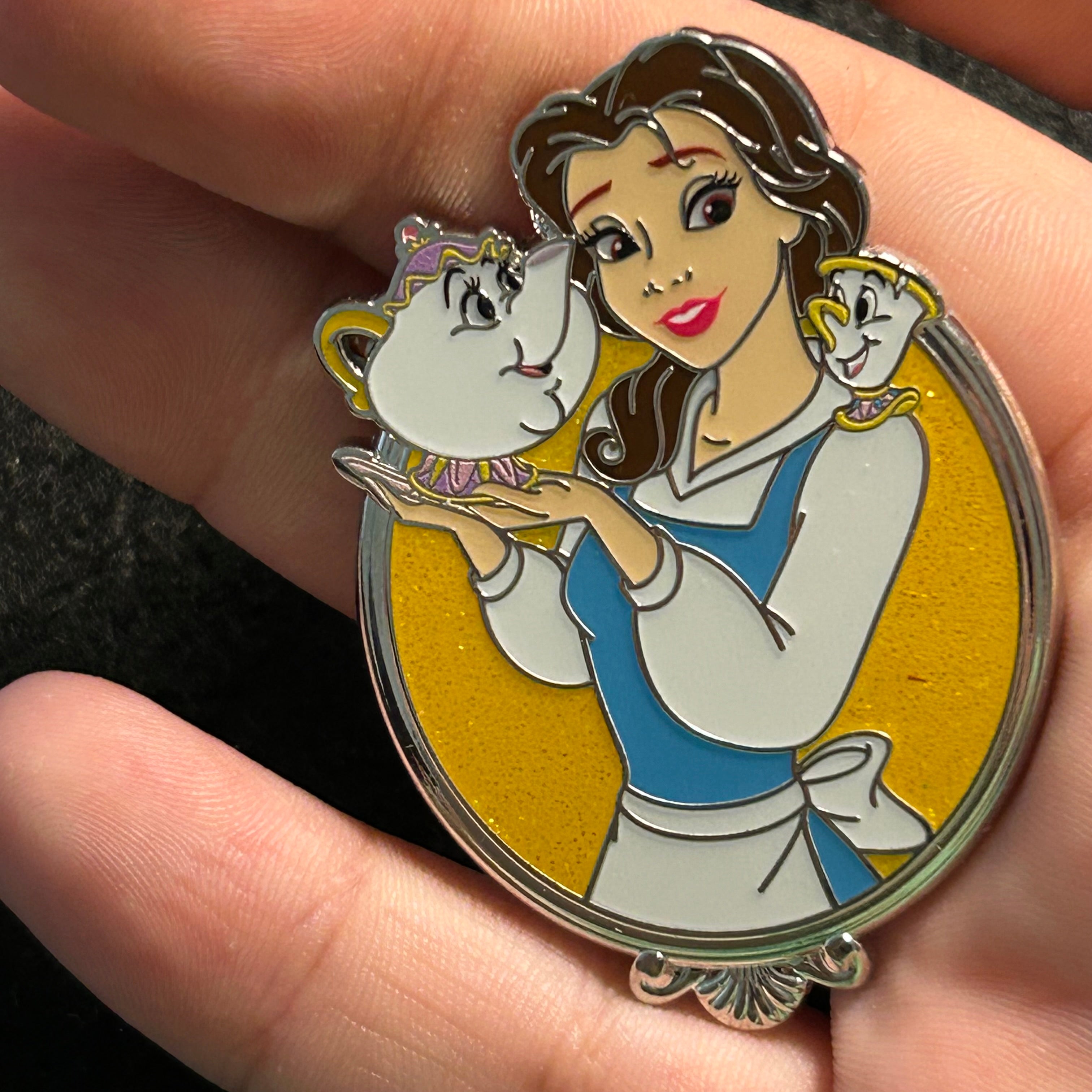 2025 - Belle with Mrs. Potts and Chip - Princess - Disney Pin