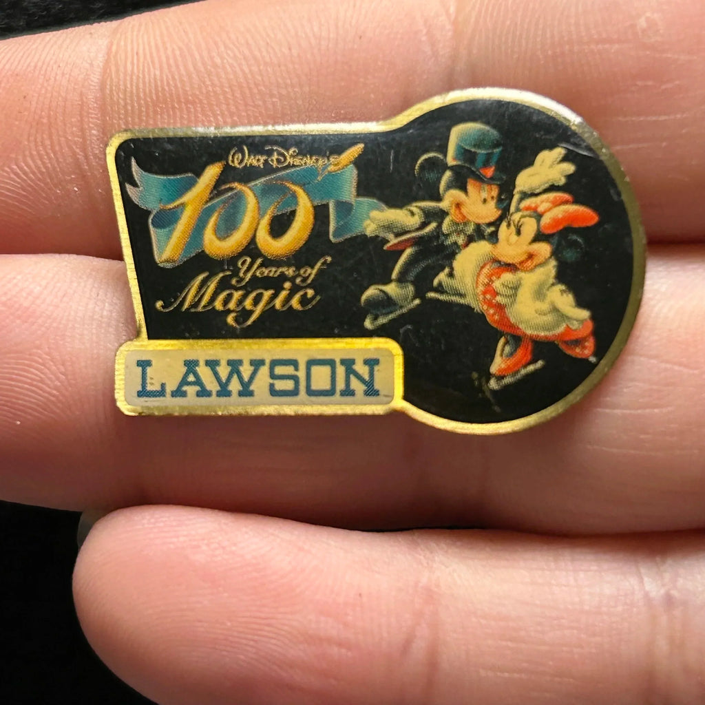 Mickey and Minnie Mouse - Iceskating - 100 Years of Magic - Disney Japan Pin
