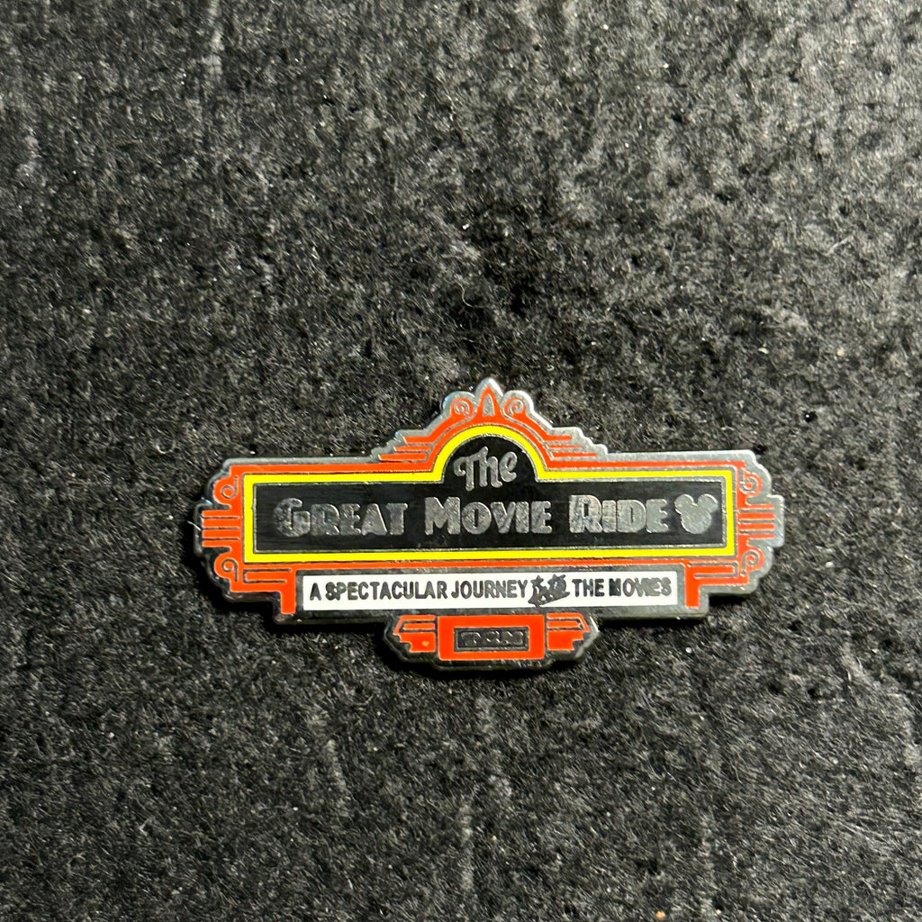 2019 - The Great Movie Ride Sign - Hidden Mickey - Disney Pin