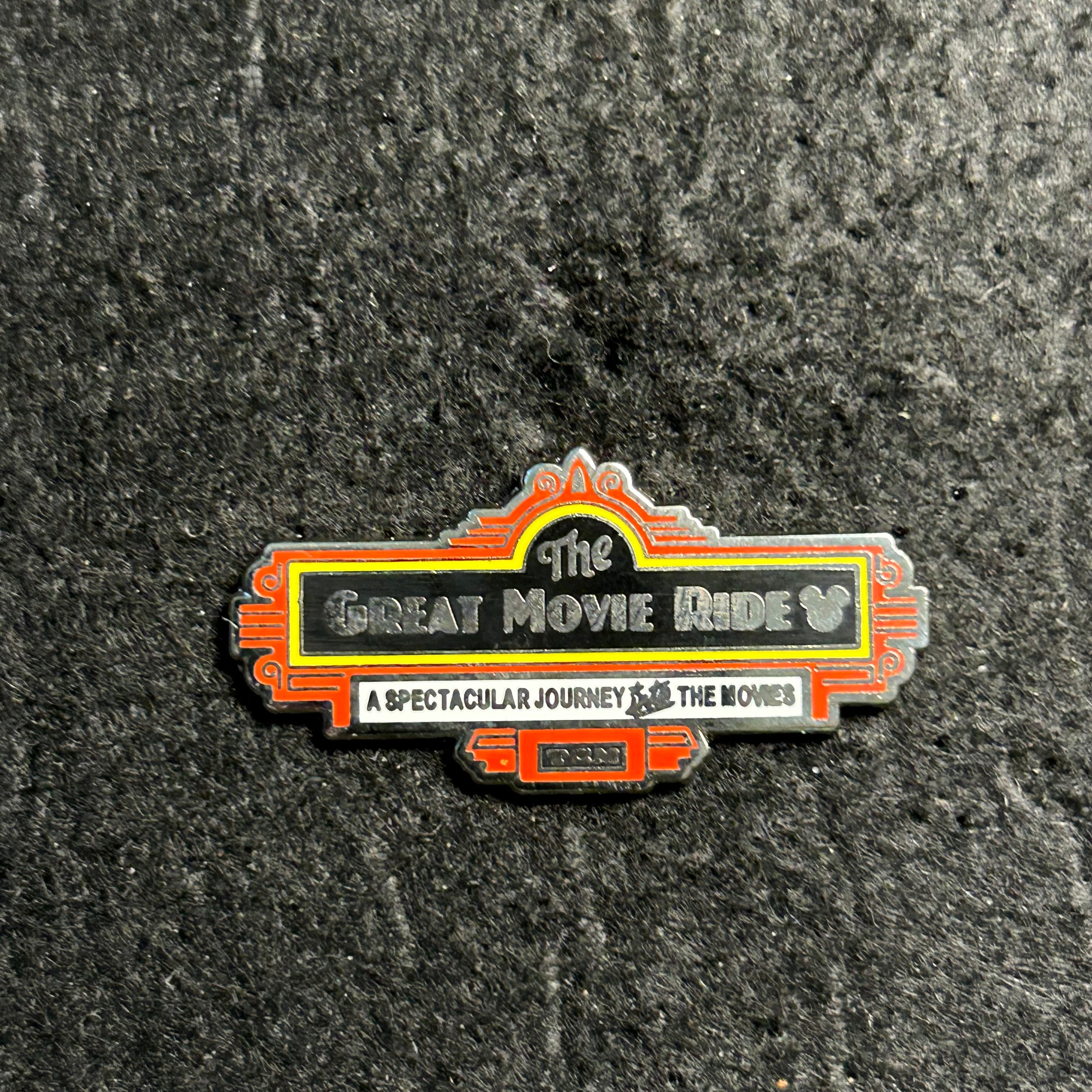 2019 - The Great Movie Ride Sign - Hidden Mickey - Disney Pin