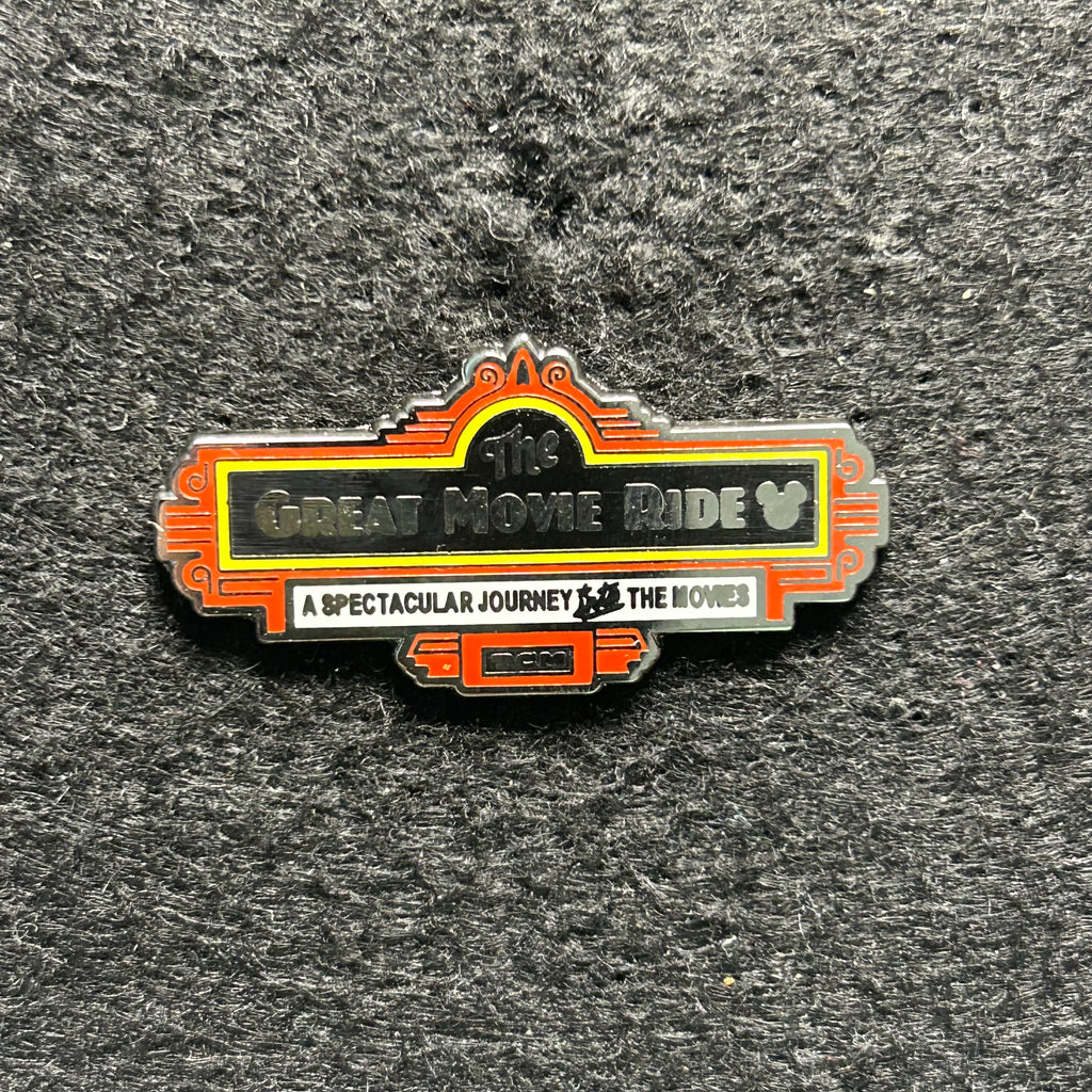 2019 - The Great Movie Ride Sign - Hidden Mickey - Disney Pin