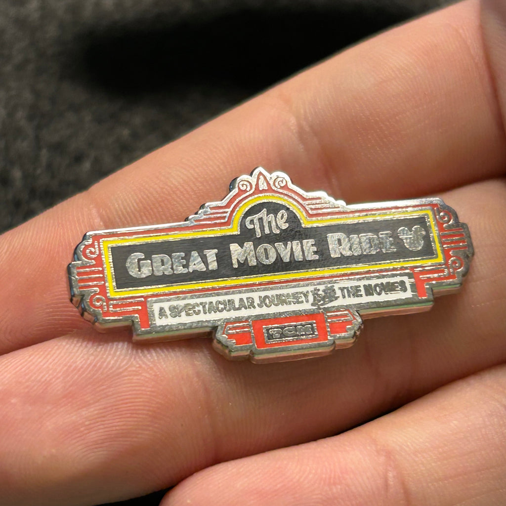 2019 - The Great Movie Ride Sign - Hidden Mickey - Disney Pin