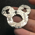 2025 - Christmas Wreath - Mickey Head - Disney Pin