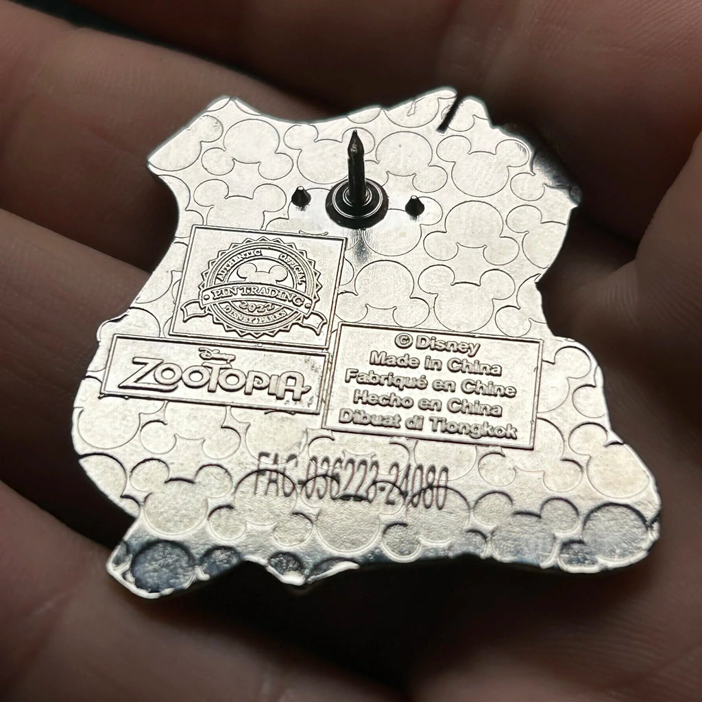 2022 - Officer McHorn - Badge - Zootopia - ZPD - Mystery Series - Disney Pin