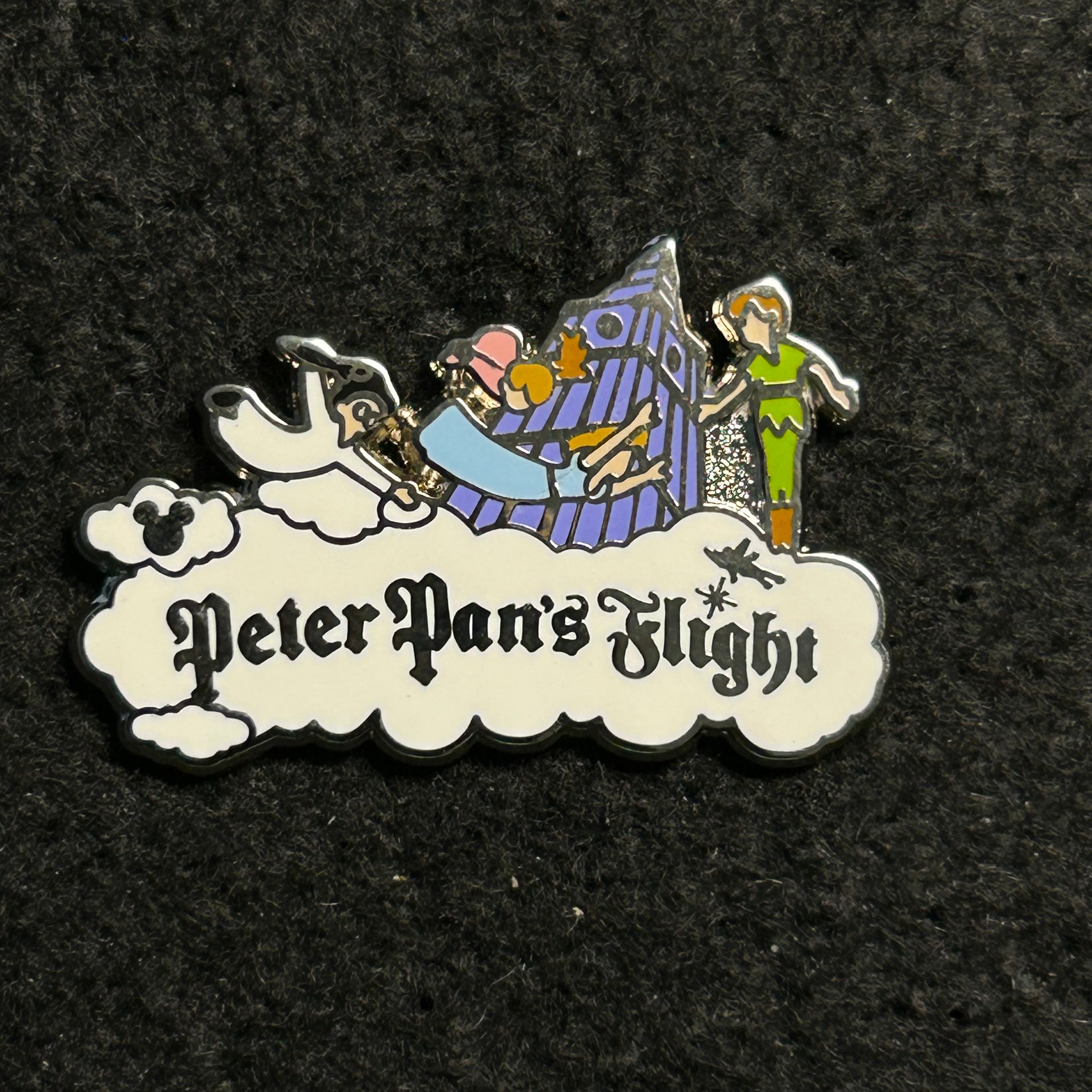 2019 - Peter Pan's Flight Logo - Hidden Mickey - Disney Pin