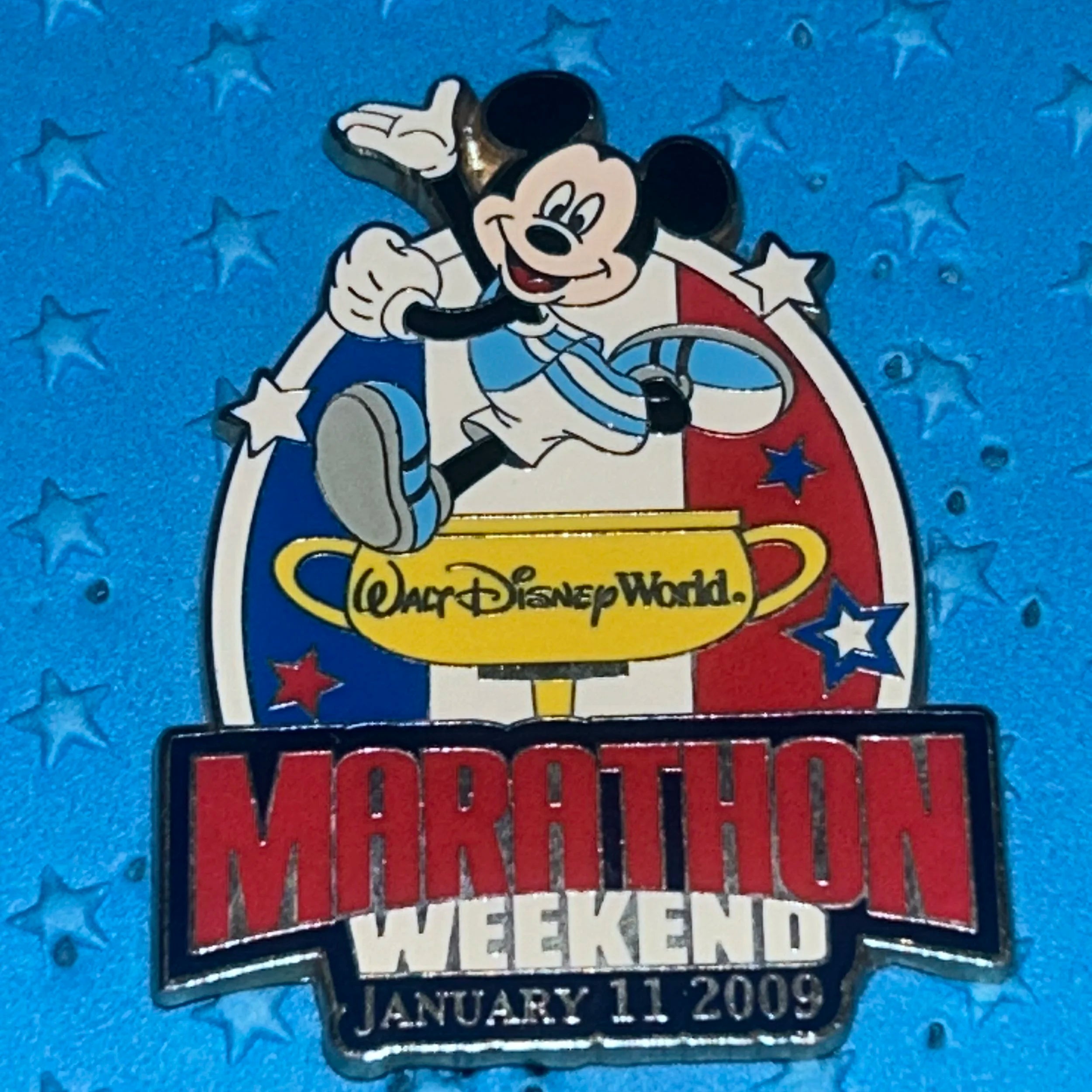 2009 - Mickey Mouse - RunDisney - LR - Marathon Weekend - Disney Pin