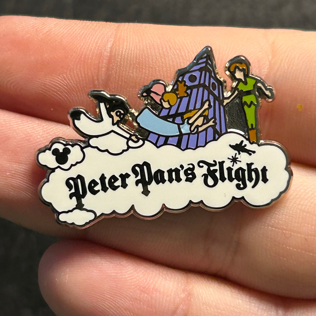2019 - Peter Pan's Flight Logo - Hidden Mickey - Disney Pin