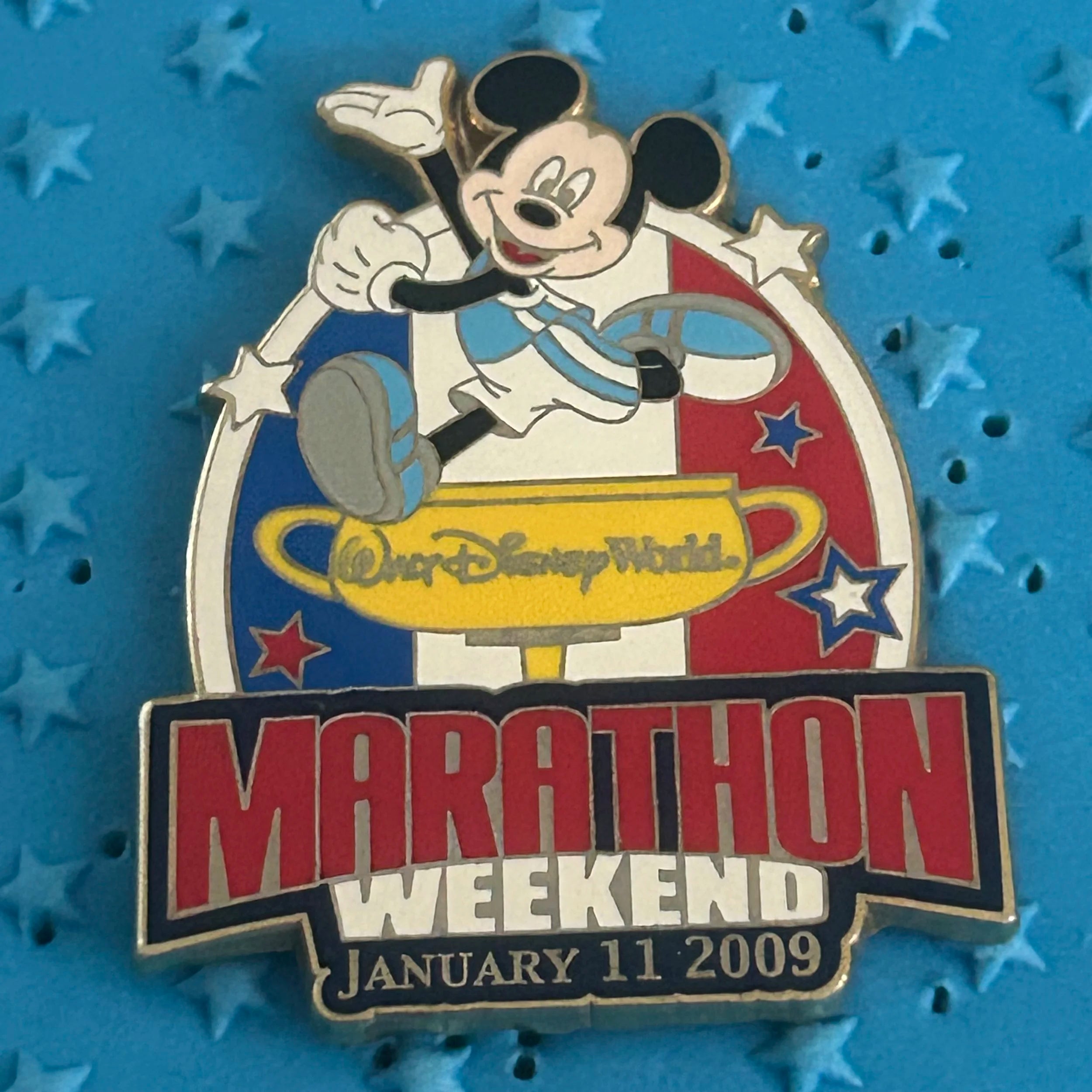 2009 - Mickey Mouse - RunDisney - LR - Marathon Weekend - Disney Pin