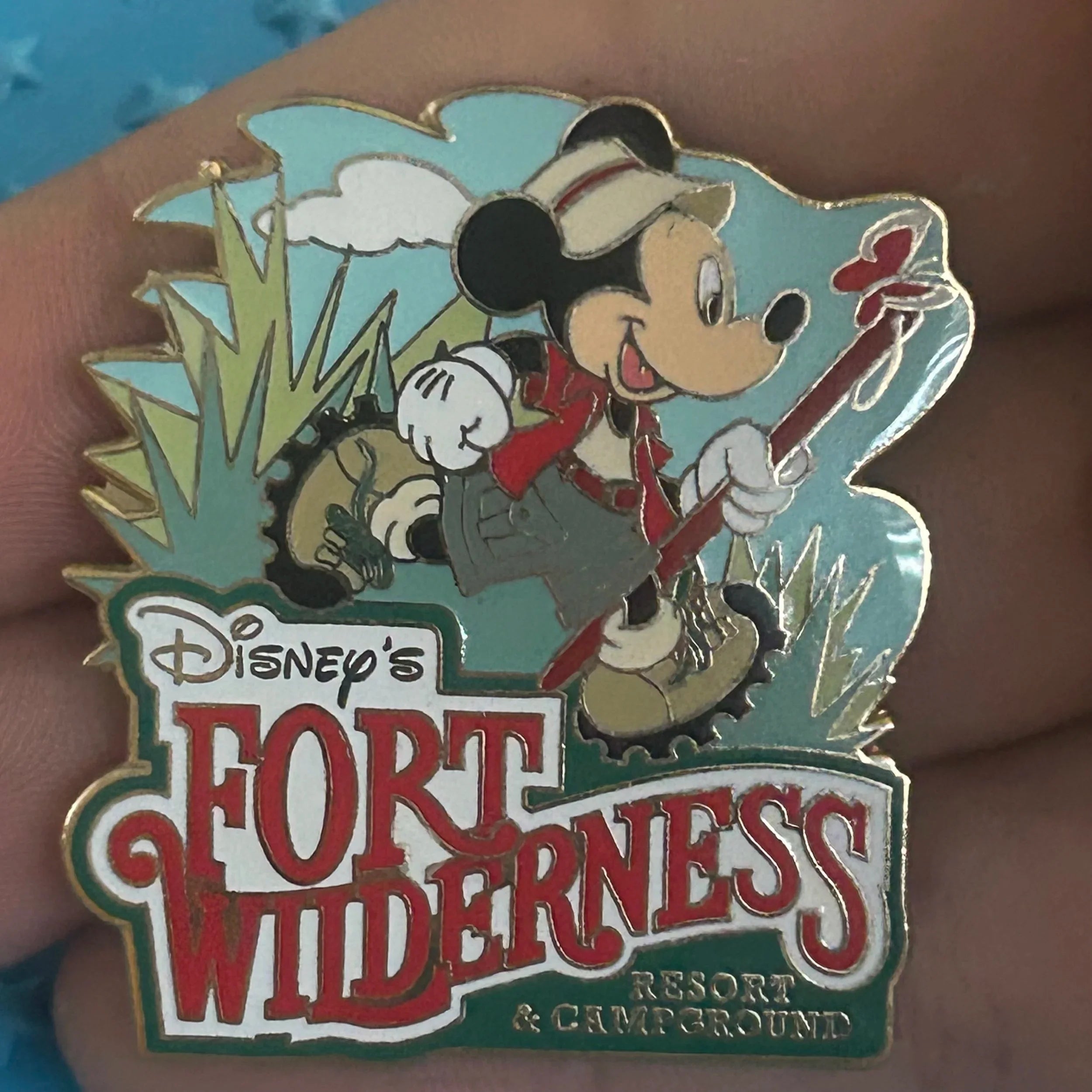 2004 - Mickey Mouse - Campground With Hiking - Fort Wilderness - WDW - Disney Pin