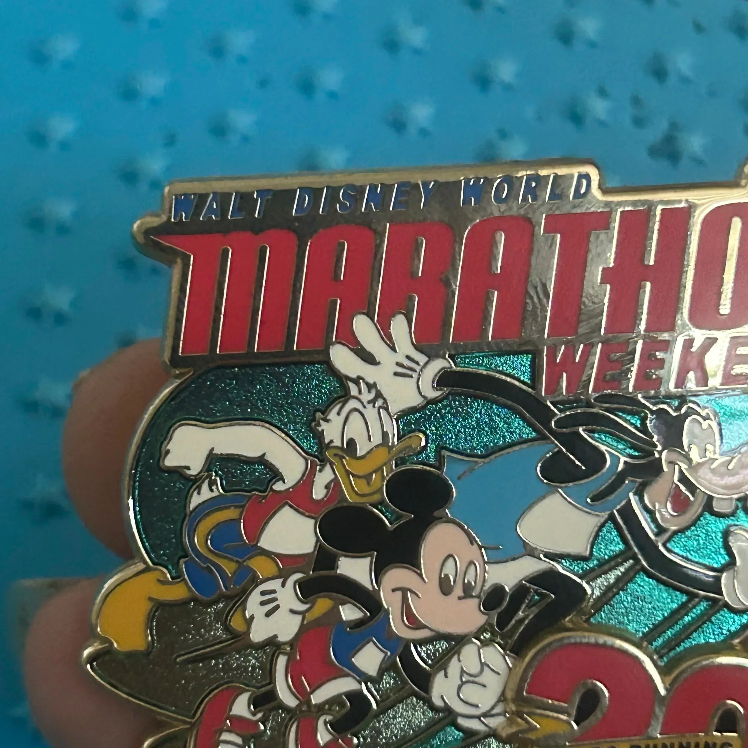 PRE PRODUCTION- 2013 - RunDisney - 20 Years Running - Donald, Mickey and Goofy - LE 2,500 - Disney Pin