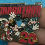 PRE PRODUCTION- 2013 - RunDisney - 20 Years Running - Donald, Mickey and Goofy - LE 2,500 - Disney Pin