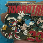 PRE PRODUCTION- 2013 - RunDisney - 20 Years Running - Donald, Mickey and Goofy - LE 2,500 - Disney Pin