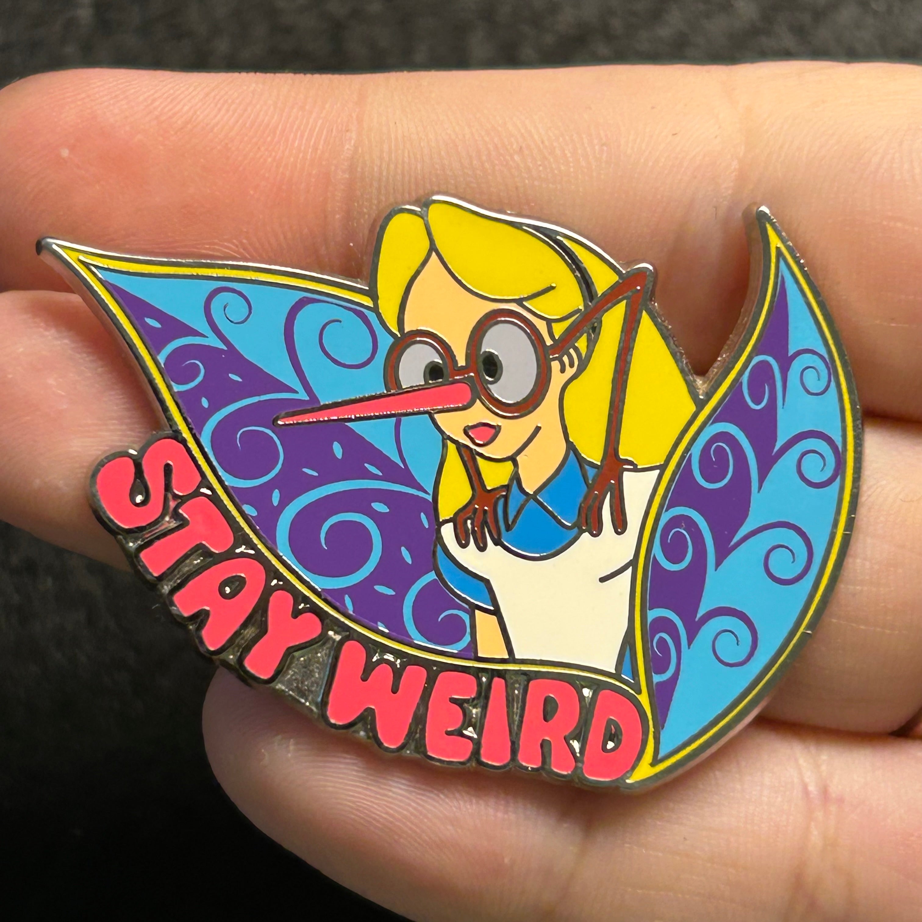 2017 - Alice with Glasses "Stay Weird" - Disney Pin