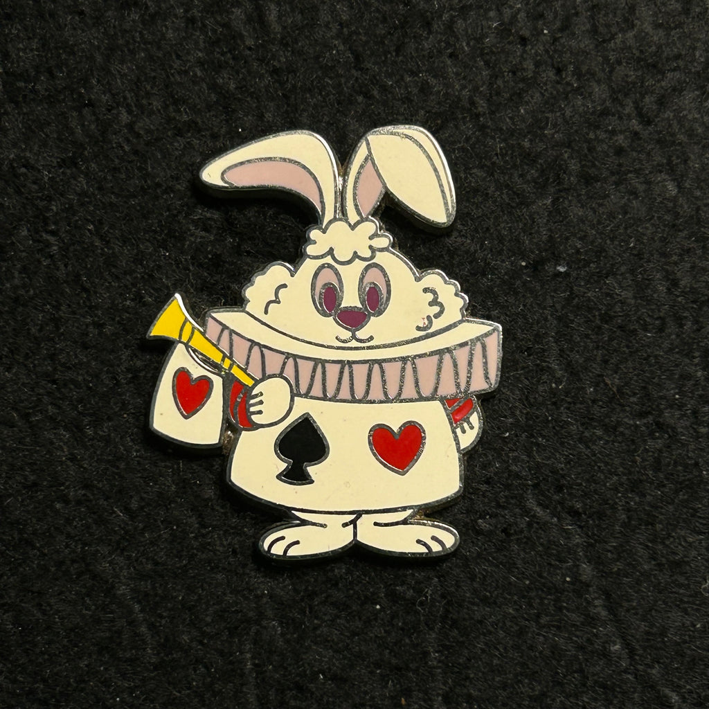 2014 - White Rabbit holding Horn - Alice in Wonderland - Disney Pin
